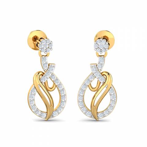 Lia's Diamond Earrings - KuberBox.com