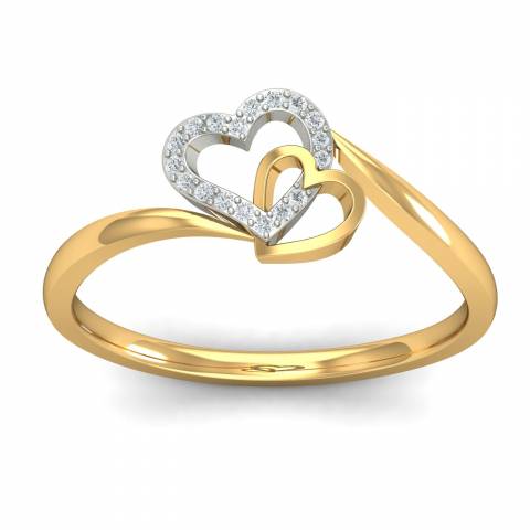 Two Hearts Ring - KuberBox.com