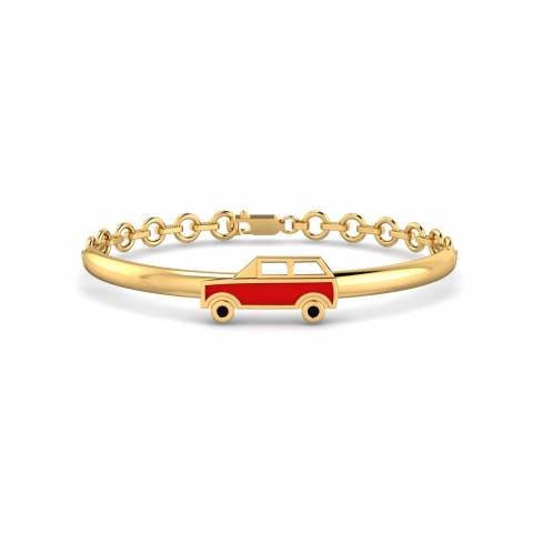 Toy Car Kids Bracelet - Buy Certified Gold & Diamond Bracelets Online |  KuberBox.com - KuberBox.com