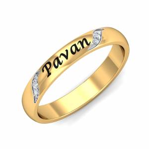 Custom Name Rings | Gold Letter & Initials Ring Designs - KuberBox.com