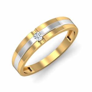 Gold & Diamond Ring For Men Online | Latest Men Rings Designs - KuberBox.com